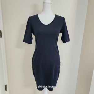 Black Short Sleeve Dress